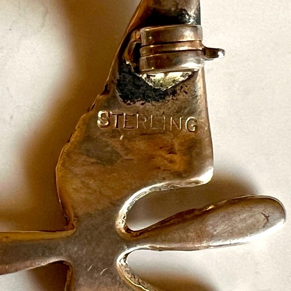 WWII US Army Air Corp Insignia Wings Pin Memorabilia Sterling Sweetheart Jewelry - Picture 7 of 13